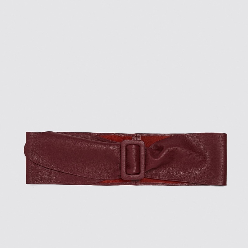 LAST ITEM. Zara Leather Sash Belt.